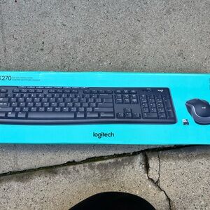 Logitech Wireless Keyboard and Mouse Combo - Blue